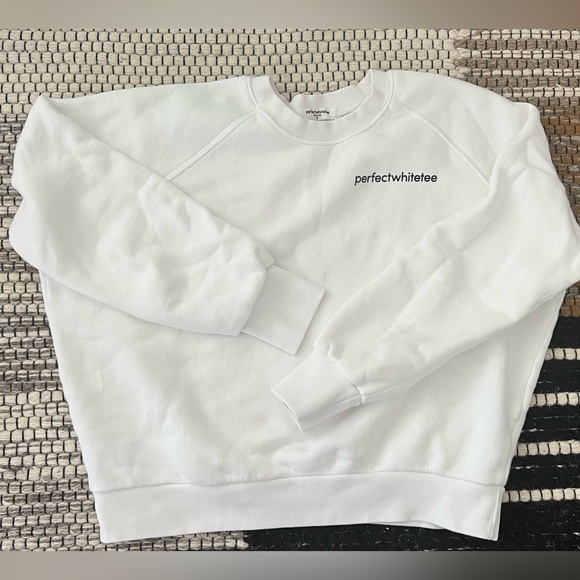 perfectwhitetee x amber lewis crewneck sweatshirt, size S - Picture 3 of 7
